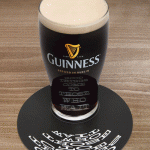 Ingenious Guinness Reflective Beer Mat Ingenious Guinness Reflective Beer Mat