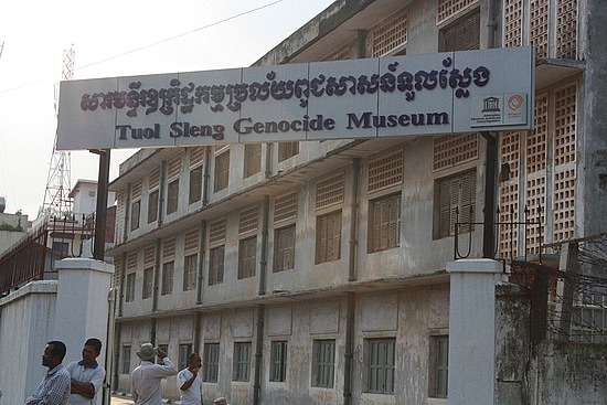 The Entrance to Tuol Sleng Genocide Museum The Entrance to Tuol Sleng Genocide Museum