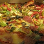 Classic Italian and Mexican Fiesta Combined (leftover) Pizza :) Classic Italian and Mexican Fiesta Combined (leftover) Pizza :)