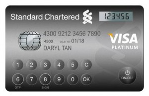 SCB Visa Platinum Secure Token Card