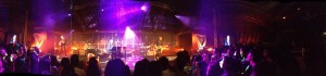 Great views inside the Tent!
