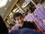 Aaron smiling as per usual