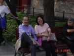 Dad and my aunt taking a moment to relax!