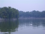Pleasant and tranquill view of the lake