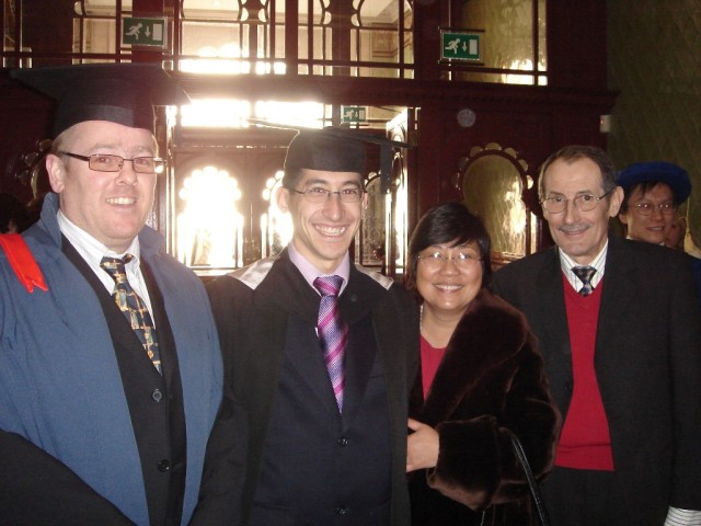 The ITEC Course Director alongside the Brigatti Family .
