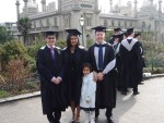 Aaron (MSc ITEC), Bhavna Rishi (MSc HCCS) and Owen Williams (MSc HCCS). 