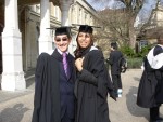Aaron and Reena - best buddies! Survived the course together!! 