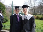 Aaron and Adrian St Vaughan (MSc ITEC) - we challenged and made it through the two manic years! 