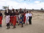 ...even more dancing.  The other tourist in the picture was one half of the other travel companion couple on our Safari trip.