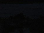 As the evening drew in, during dinner, we saw an amazing sight, a Black Rhino!