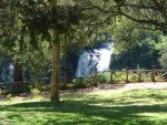 View of the Thompson's Waterfall from a distance.