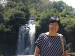 Great picture of the Waterfall as a backdrop.