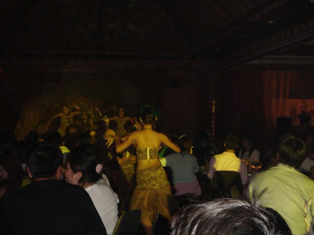 ...and then returned to the stage.