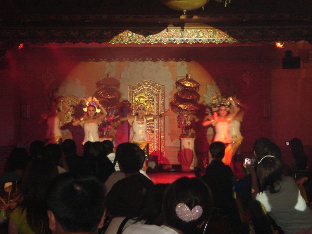 Wide shot of the performance