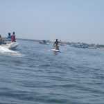 Some locals having fun on the water