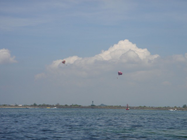 Some folks having fun in the air