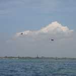 Some folks having fun in the air