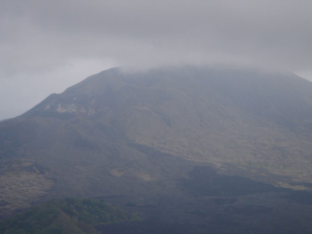 The lava flow seemed to follow a very unusual route.