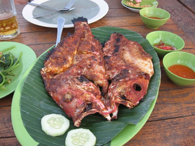 Red fish (of some kind)...don't care about the name, but it sure tasted good!