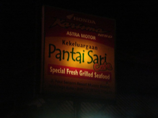 This is a few stores down from where we eat, the first place that got bombed.