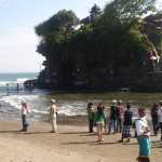 Tanah Lot is a famous rock formation home of a famous pilgrimage temple, the Pura Tanah Lot.