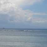A beautiful and tranquil horison (apart from the ship in the distance!)