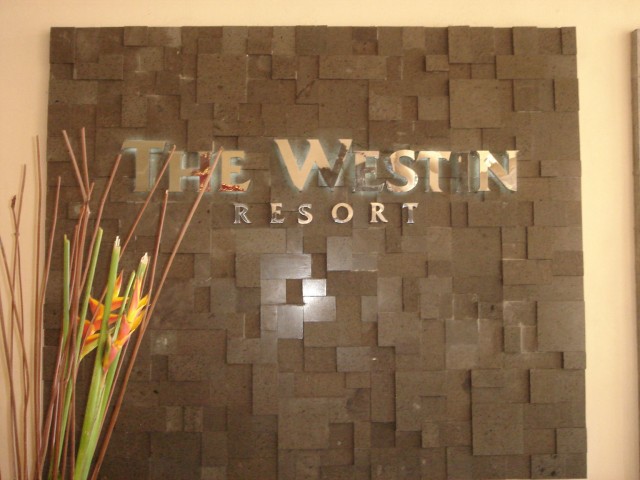 The Westin resort entrance 