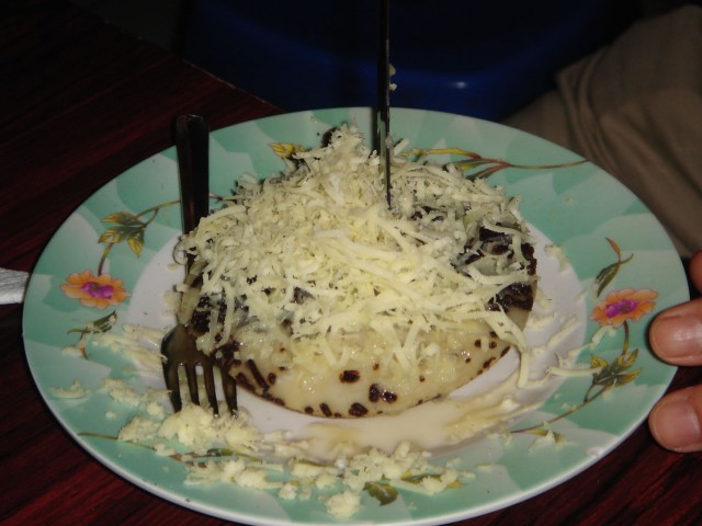 A chocolate and cheese surprise...it was "different"!