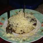 A chocolate and cheese surprise...it was "different"!