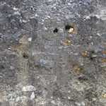 Close-up of the legacy lava-flow