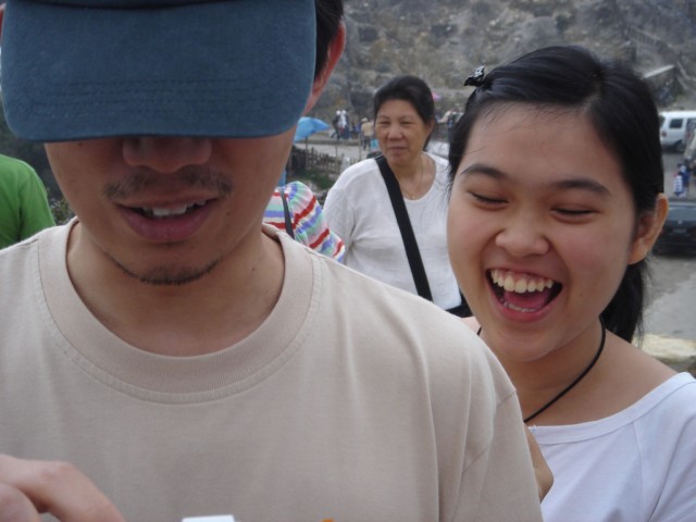 Evelyn and Chislon having a fun moment!