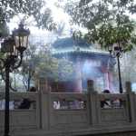 Looking towards one of the Temple buildings