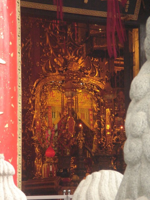 A quick snapshot within the Temple building.
