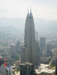 View of the Petronas Twin Towers from the KL Tower