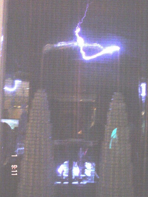 View of the 'Lightening Strike' without Camera Flash