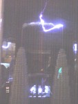 View of the 'Lightening Strike' without Camera Flash