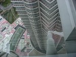 Another skybridge picture looking down at one of the towers....