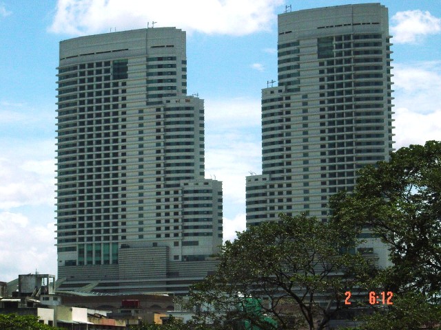One of the newest twin-tower hotels in KL...(yet to open)...