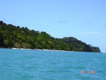 That's sure a white beach!