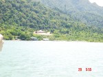 Our resort from the sea....