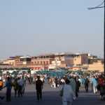 View looking towards the Djemaa el-Fna!