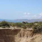 A sand-dune crater!