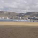 Looking northwards from our resort location