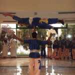 Perpendicular balancing act, this was based on one hand on the head!  Simply astonishing!!