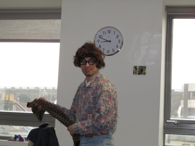 Getting "reddy" for a fun-day in the office