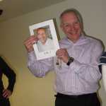 ...a winner shows his award!