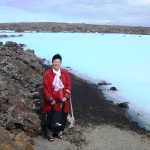 Image of Mother on the edge of the Lagoon