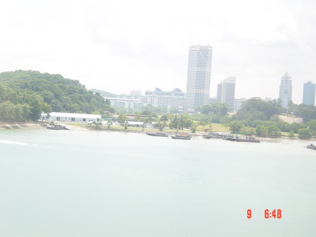 The skyline of Singapore
