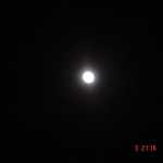 The start of the lunar eclipse - Moon entered "Penumbra" at 20:18GMT.