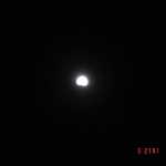 The Earth's shadow starts to make progress on to the Moon's surface!